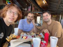 Great time chilling out and enjoying a picnic at St. Marks, celebrating the publications of our lab's work (June.2023)